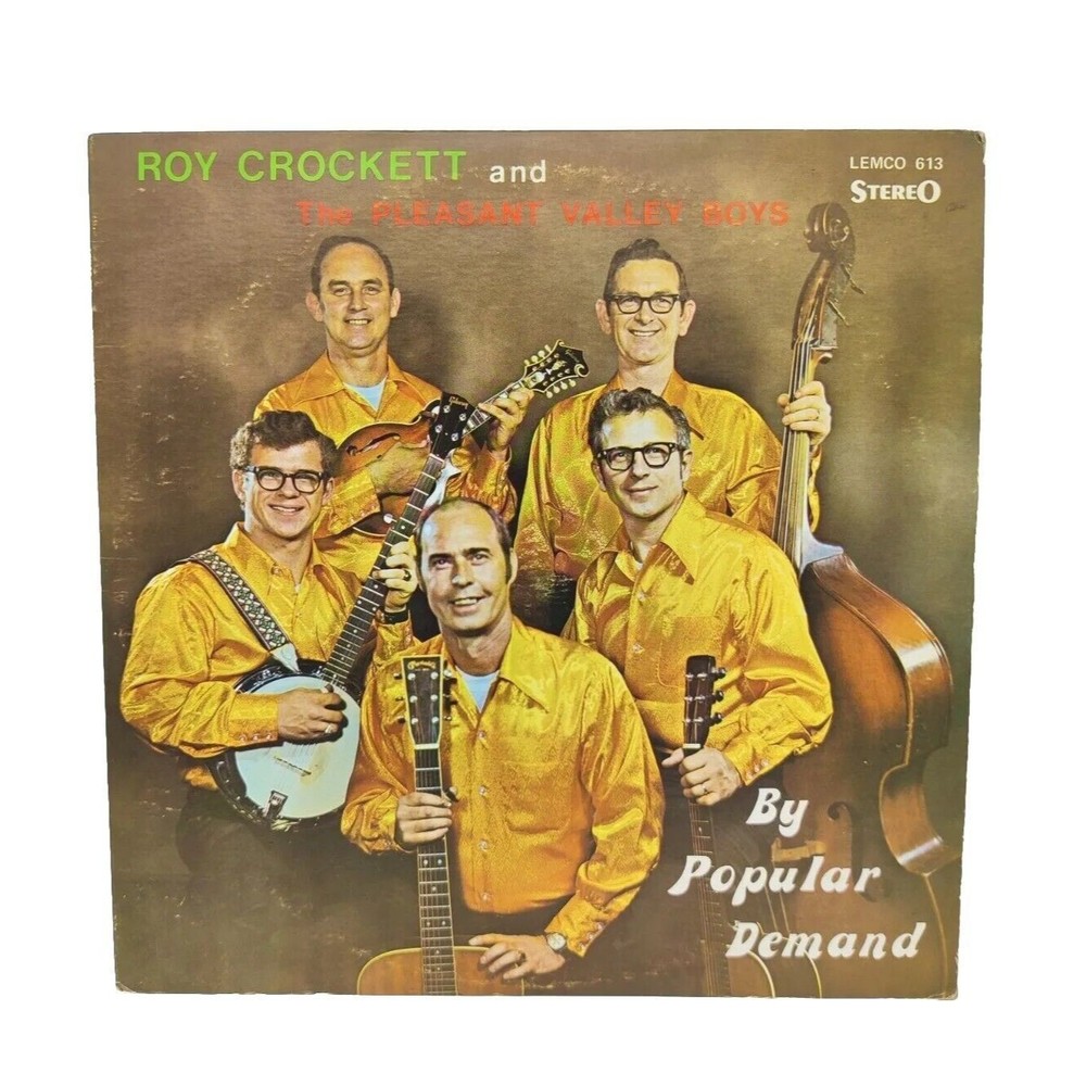 Vintage Roy Crocket & The Pleasant Valley Boys Record LP Vinyl By Popular Demand - Picture 1 of 12